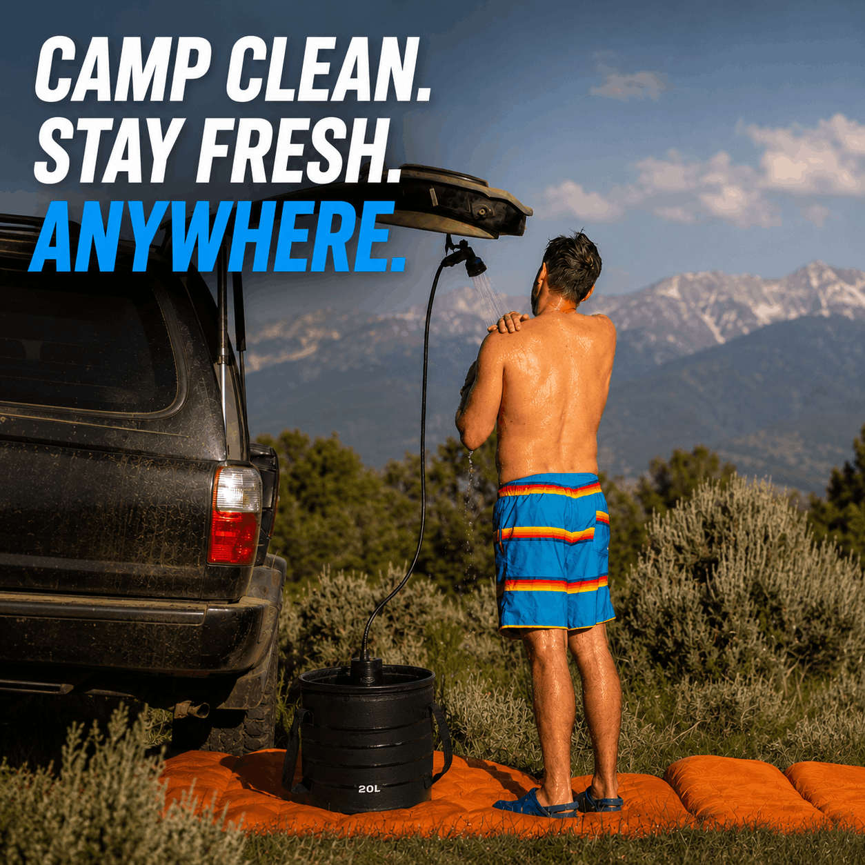 PORTABLE OUTDOOR SHOWER