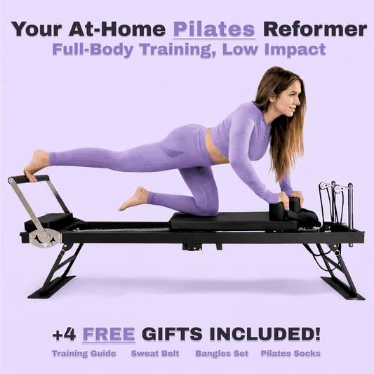 Foldable At-Home Pilates Metal Reformer