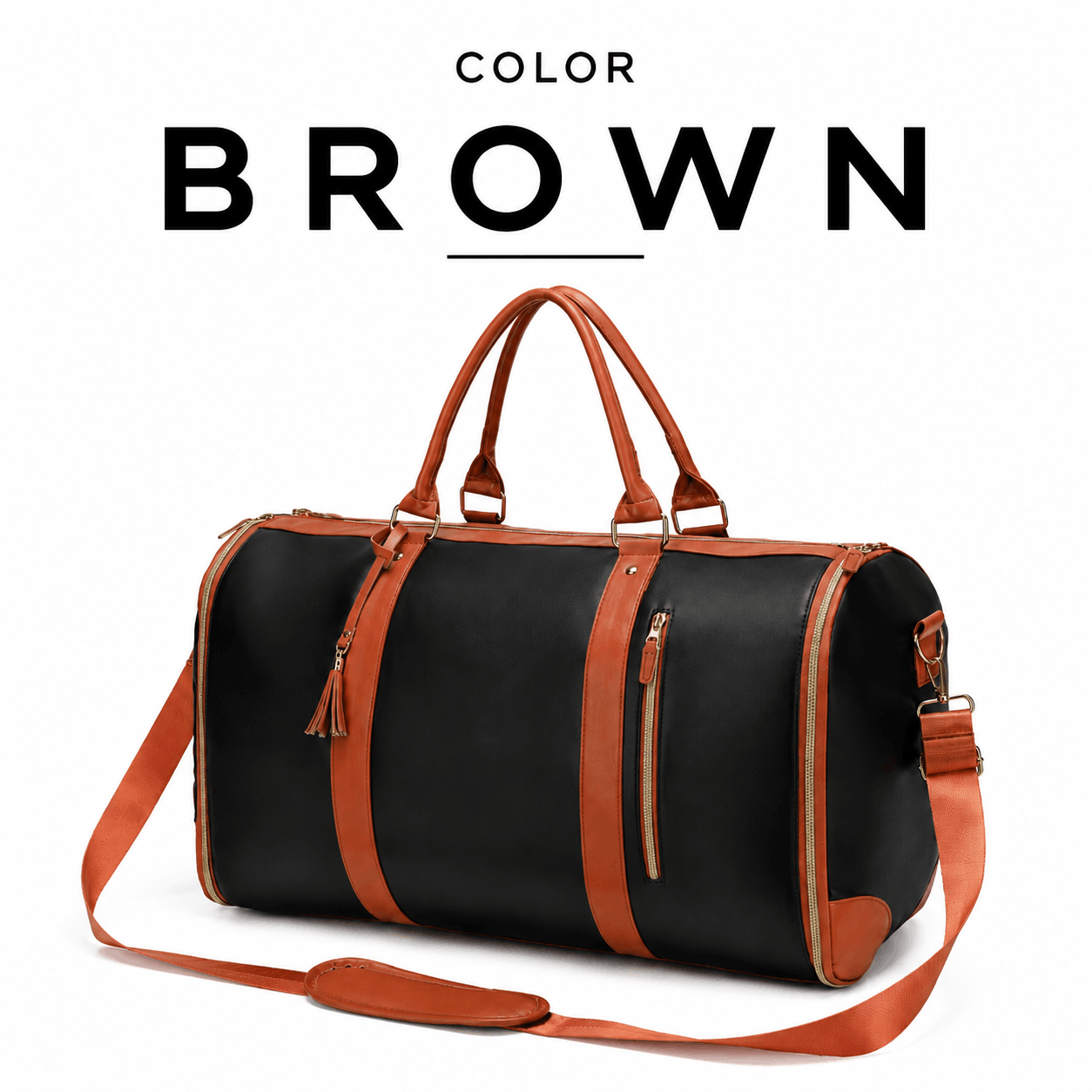 Travier™ Convertible Travel Bag Brown